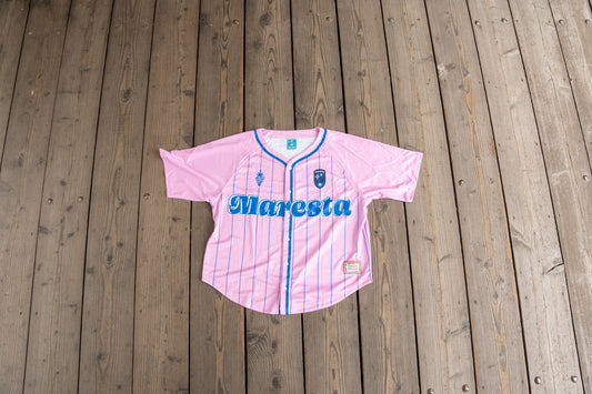 Maresta ベースボールシャツ-朝焼けイロ