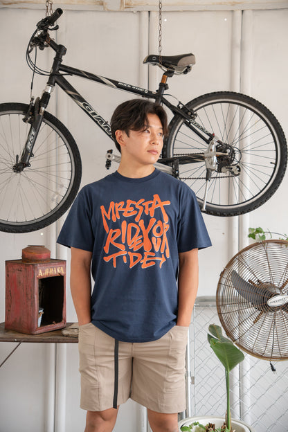 Maresta graphic Tee -夜凪(NAVY)