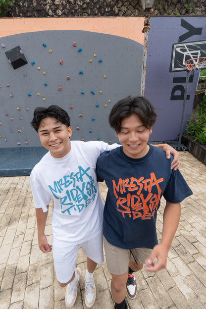Maresta graphic Tee -白波(WHITE)