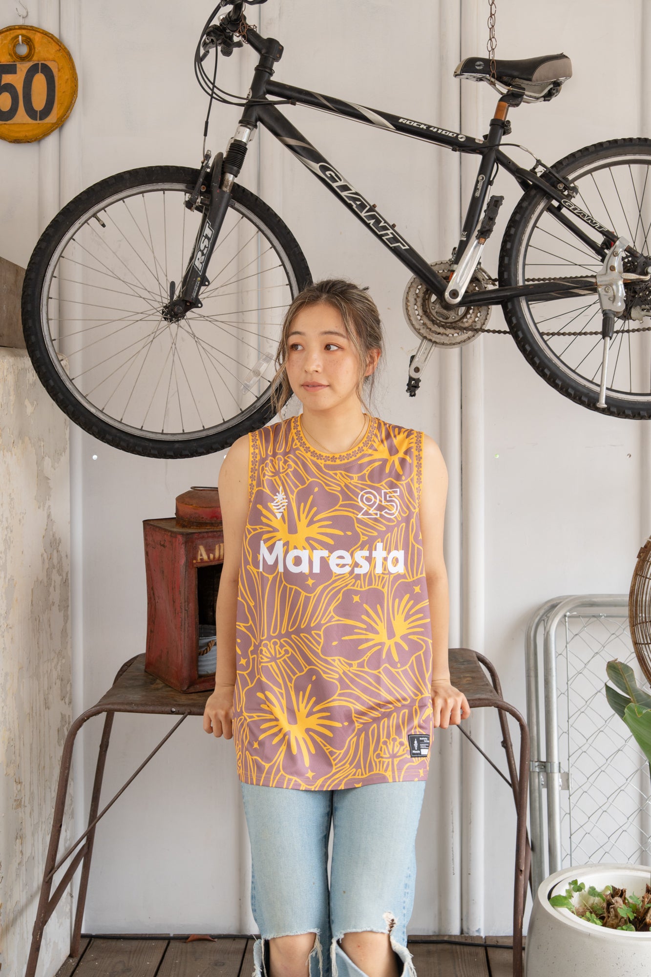 Maresta かのこシングレット 土イロ
