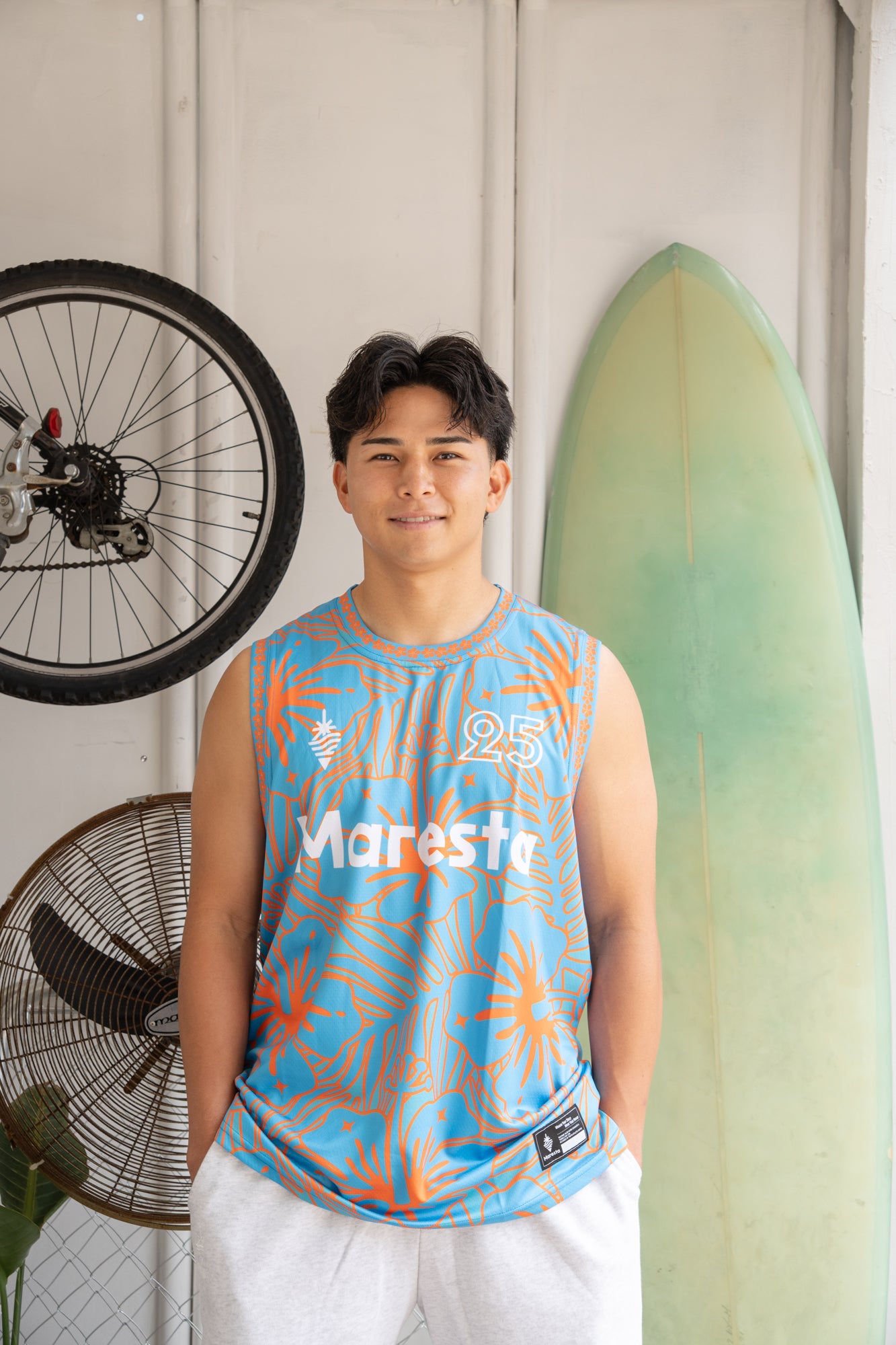 Maresta かのこシングレット 波イロ