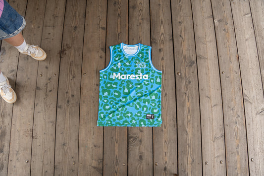 Maresta レオパードシングレット 熱帯魚イロ(BLUE)