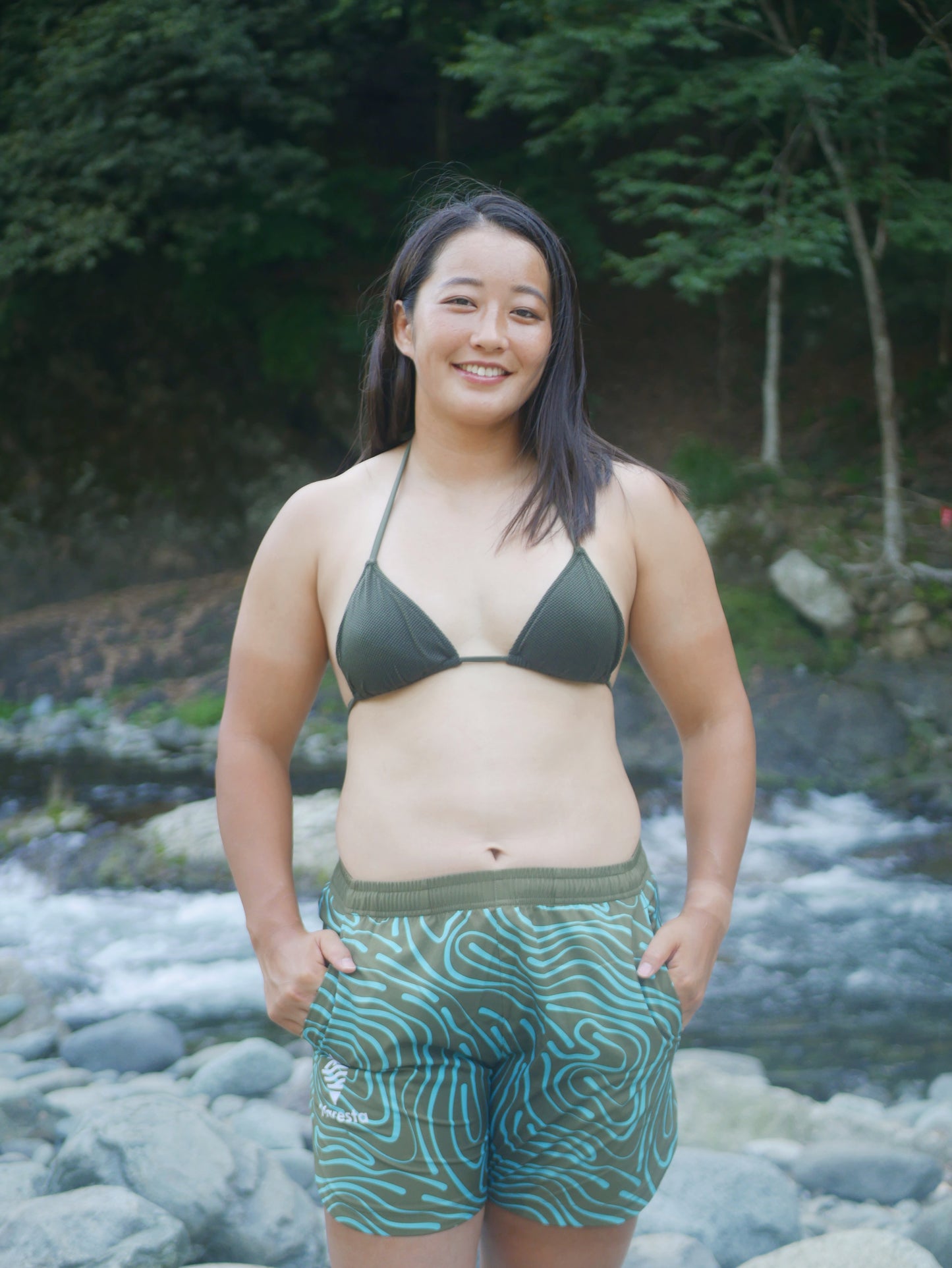 Maresta Gym shorts 水面KHAKI(短）