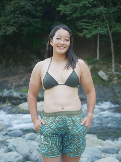 Maresta Gym shorts 水面KHAKI(短）