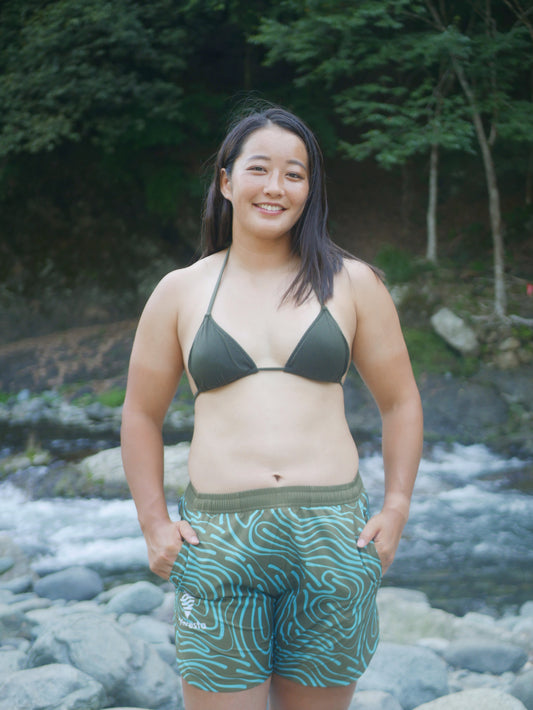 Maresta Gym shorts 水面KHAKI(短）